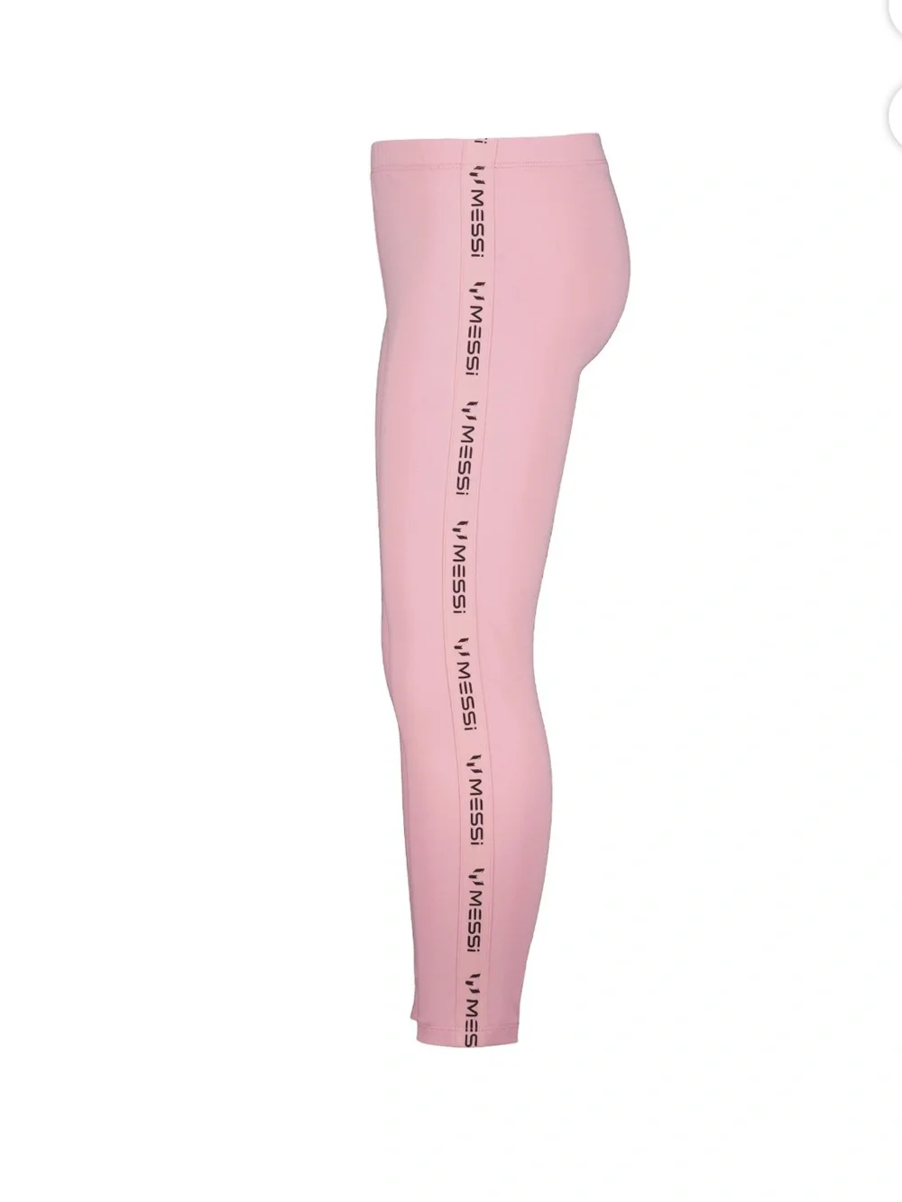 Pink Logo-Strip Side Seam Leggings